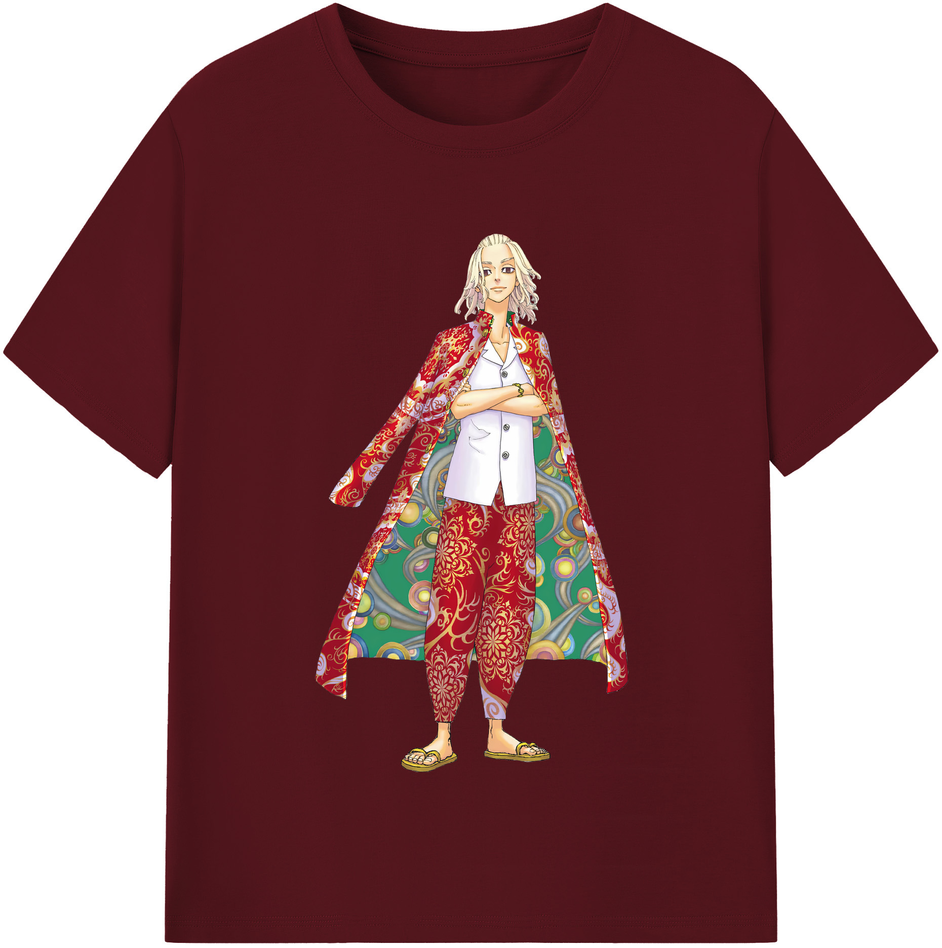 （画像用） 東京リベンジャーズ Tokyo Revengers 綿100％半袖Tシャツ（フロントプリント）